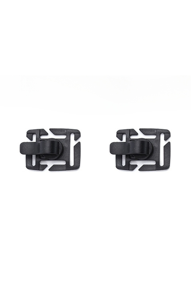 2Pcs Black Drink Tube Clip Water Pipe Hose Clamp Backpack MOLLE Webbing Tactical Buckle Outdoor Camp