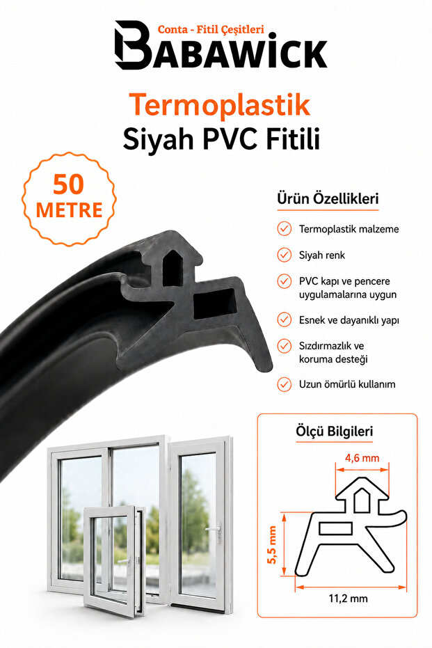 3mm Channel Compatible Pen Door Window Gasket Made from Quality Raw Material Tpe 50 Meters Black Gasket