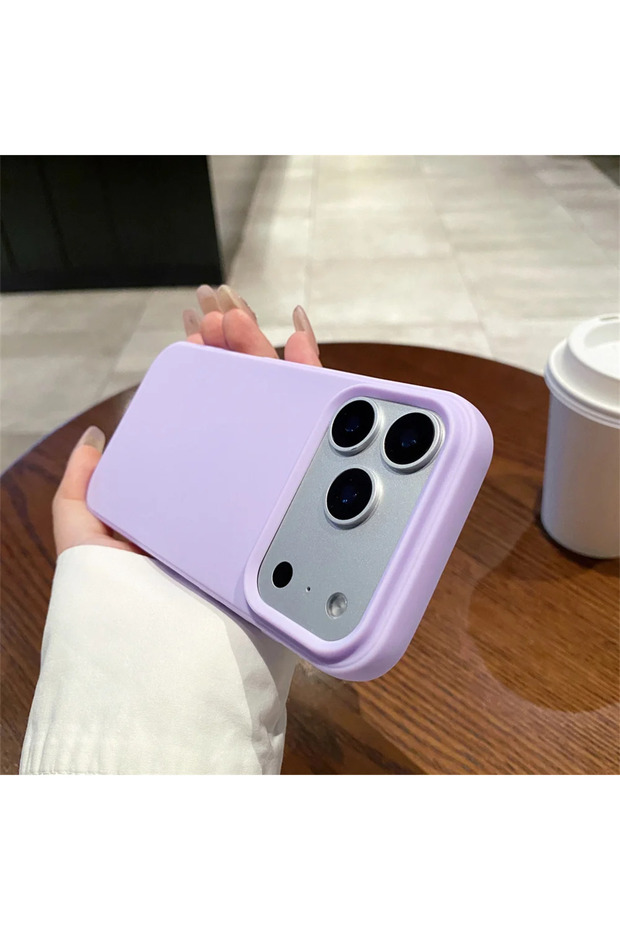iPhone17 Pro Max Lavender Office Frosted Plain Phone Case for IPhone 17 Air 16 Plus 15 14 13 12 Pro