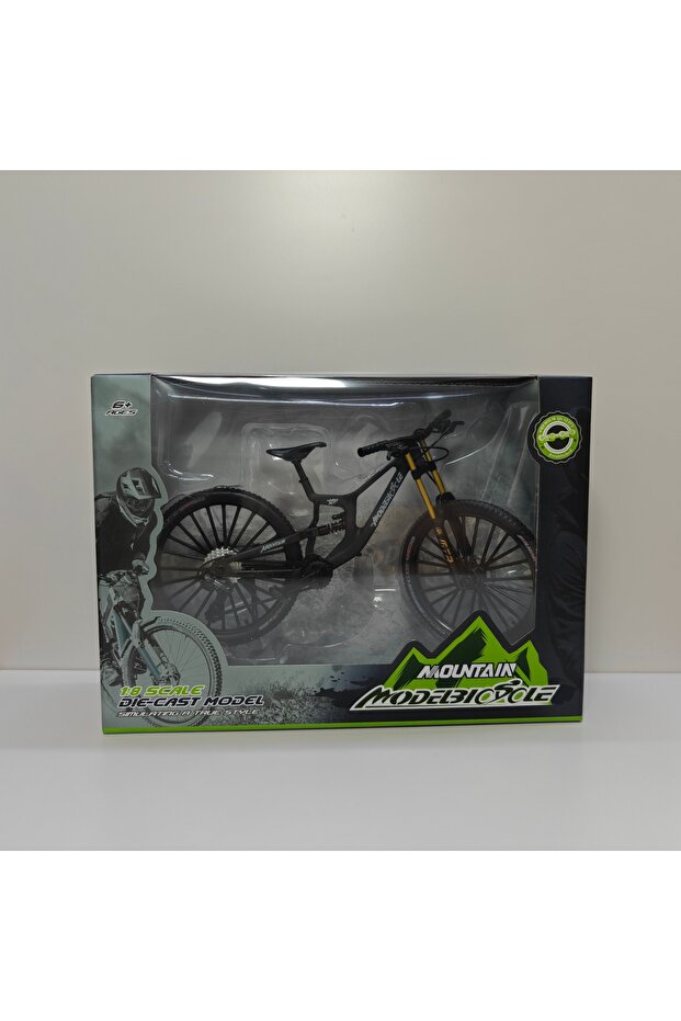 29B With Box New 1:8 Model Mini Alloy Bicycle Diecast Metal Toy Bikes Shock Absorption Mountain Fing