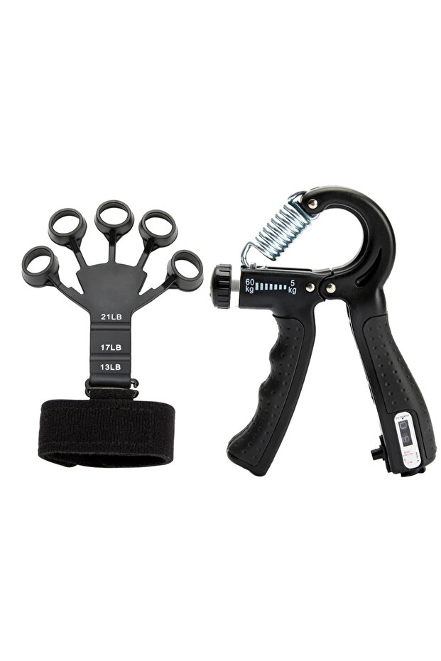 2pcs set 5-60Kg Adjustable Heavy Hand Gripper Fitness Hand Exerciser Grip Wrist Training Finger Grip