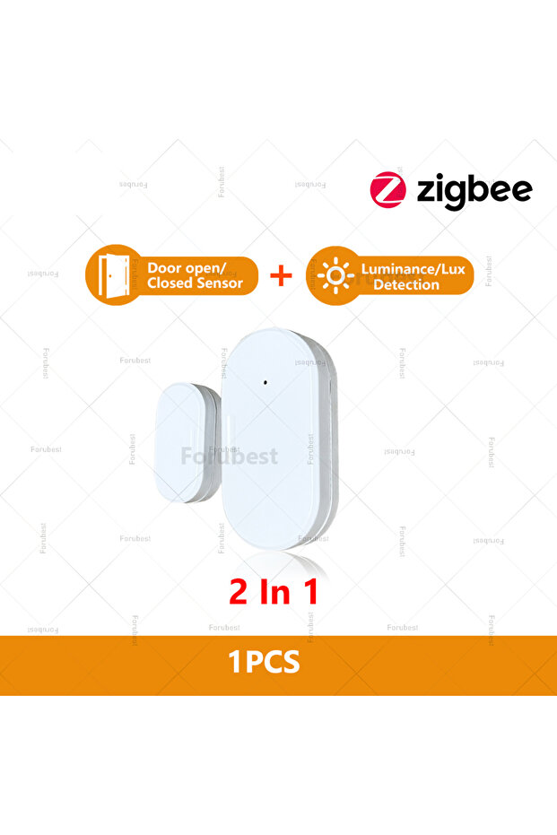 With Lux Detect Zigbee Door Sensor Window Contact Open Close Detector With Luminosity/Vibration Dete