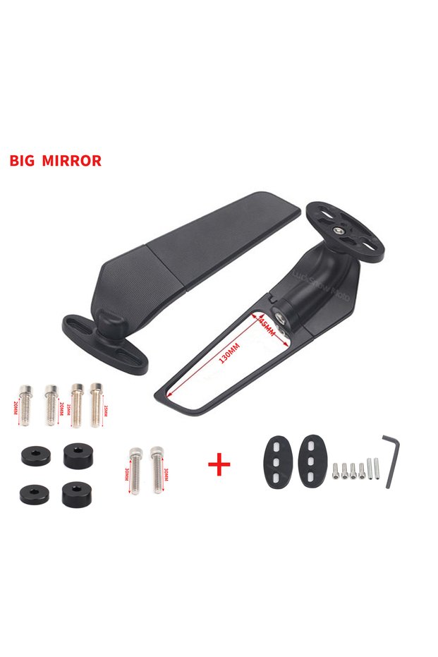 Big Mirror add For Honda CBR650R F CBR1000RR CBR600RR CBR 250R 300R 400RR 500R Motorcycle Mirror Mod