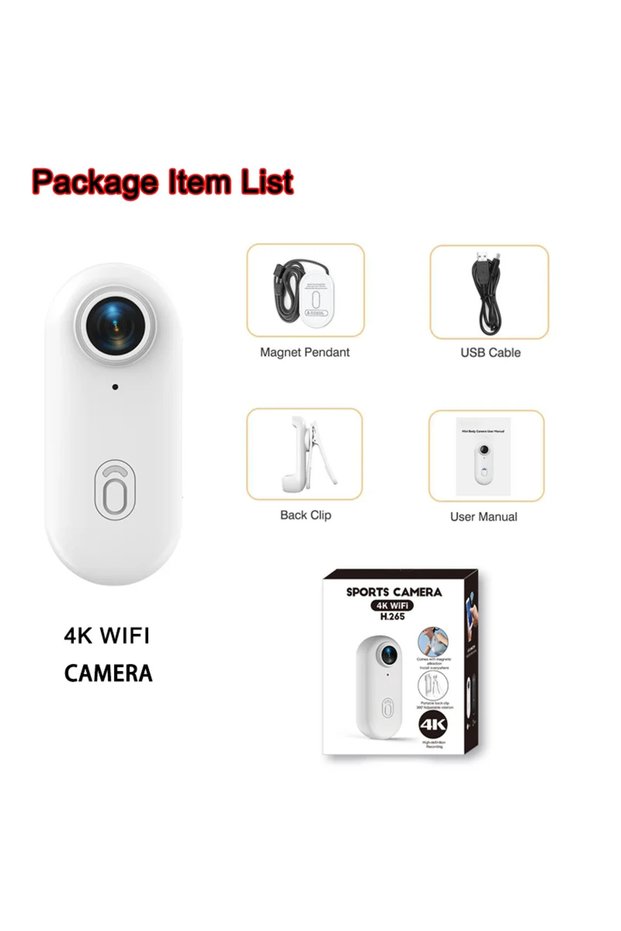 Add 64GB Card UHD Pro 4K White 4K FHD 1080P Outdoor Sports Camera In Helmet Motorcycle Bike Sport Mi