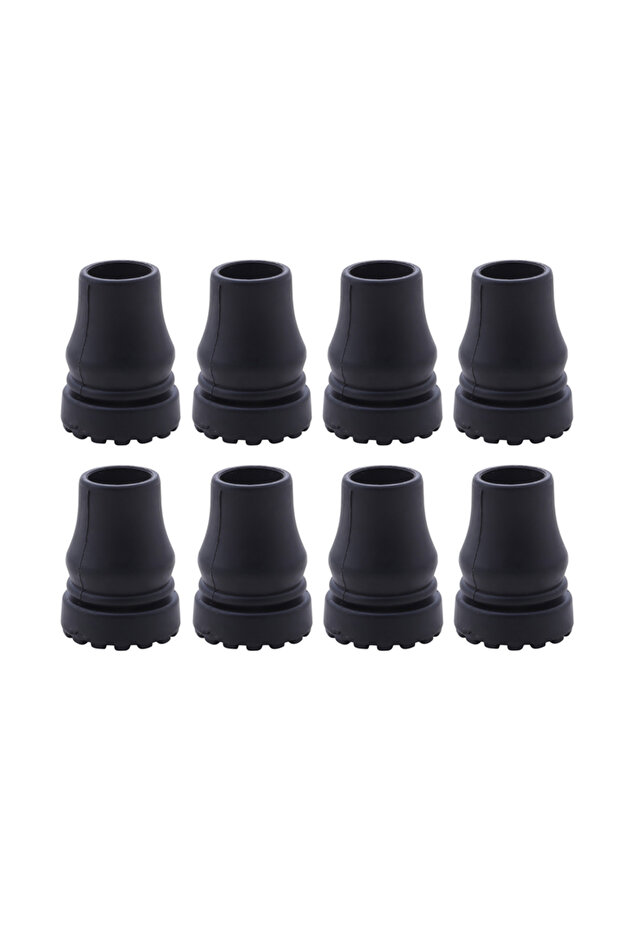 19mm-8pcs 16-22mm Antiskid Walking Stick Crutch Cane Bottom Pads Cover Protector Climbing Hiking Tre