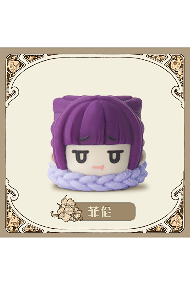 Fern Q Version Frieren: Beyond Journey's End Anime Character Artisan Keyboard Decoration Keycap Tren