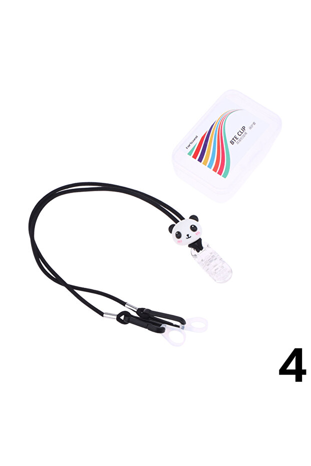 4 24CM Hearing Aid Rope Lanyard Cartoon Cute BTE Hearing Aid Clip Holder For Children Kids Elderly .