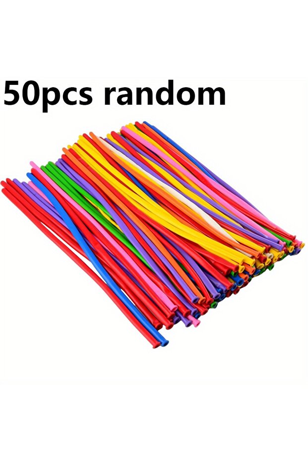 Other 50pcs 50/100/200pcs Magic Multicolor Long Latex Balloons with Pump for Animal Garlands Clown B