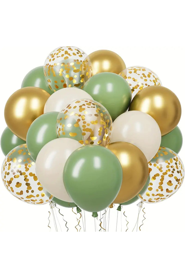 Other Sage Green confetti 30pcs Sage Green Sand white Gold Confetti Balloons Set For Birthday Weddin