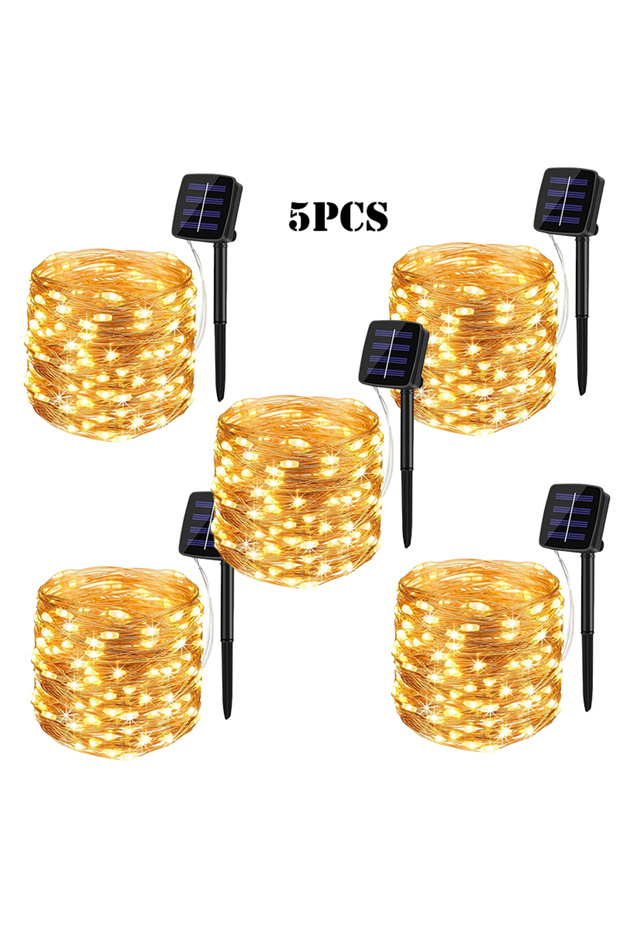 32M350LED 5pcs-warm white 7m/12m/22m/32m LED Solar Light Outdoor Garden Fairy String Light Led Twink
