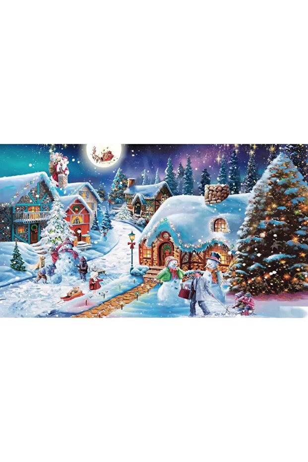 534Christmas igloo 500 Pieces Jigsaw Puzzle Various Landscape Patterns Jigsaw Puzzle Educational Toy
