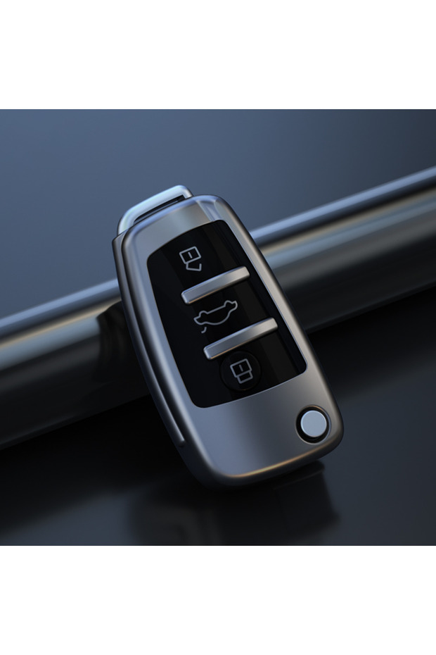 D Titanium Gray for Audi A1 A3 8P 8L A4 A5 B6 B7 A6 A7 C5 C6 4F Q3 Q5 Q7 Q8 TT S3 S4 S6 RS Flip Car