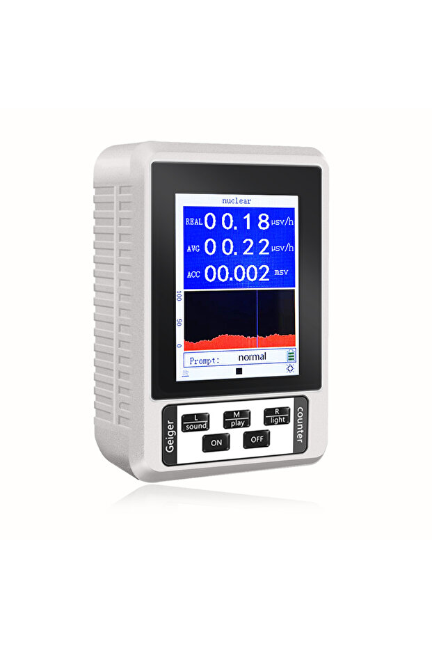 WHITE NEW XR-1 Portable Geiger Counter Nuclear Radiation Detector Personal Dosimeter Marble Tester X