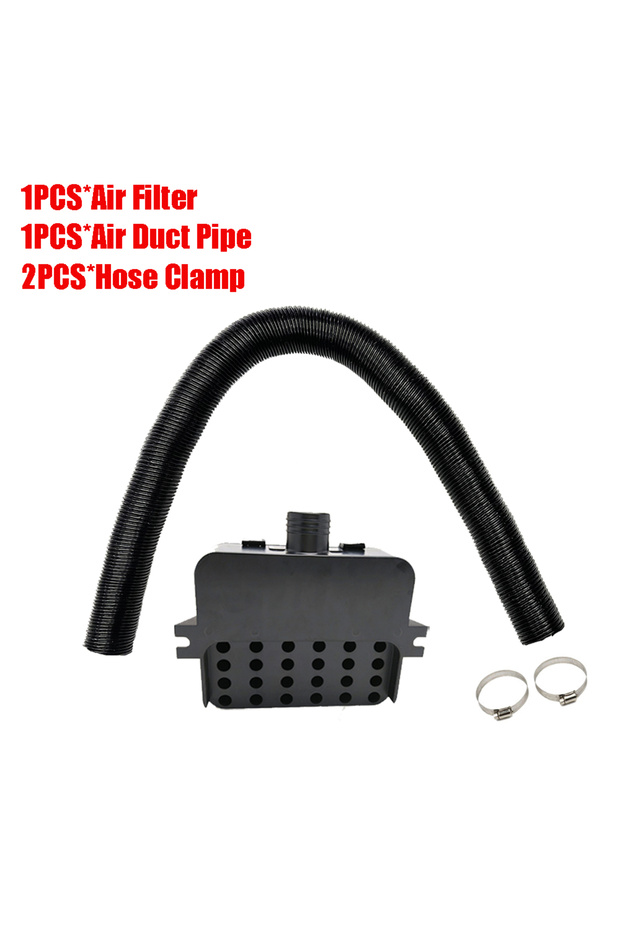 JQKL-F-1 Set 25mm Car Diesel Heater Air Intake Filter+Silencer Intake Pipe For Webasto Eberspacher H