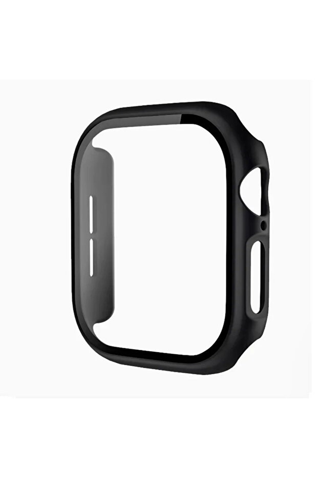 Series 1 2 3 38mm black 1 Glass+Cover For Apple Watch case 46mm 42-44mm 40mm 45mm 41mm bumper Screen