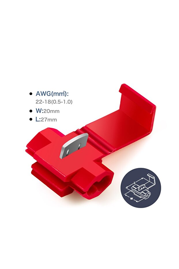10pcs red wire breaker 10-50pcs Wire Cable Connectors Scotch Lock Quick Splice Terminals Crimp Non