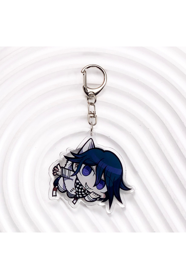 5 cm 5 1/19PCS Game Danganronpa Acrylic Car Keychain Cartoon Bag Charms Accessories Funny Cute Backp