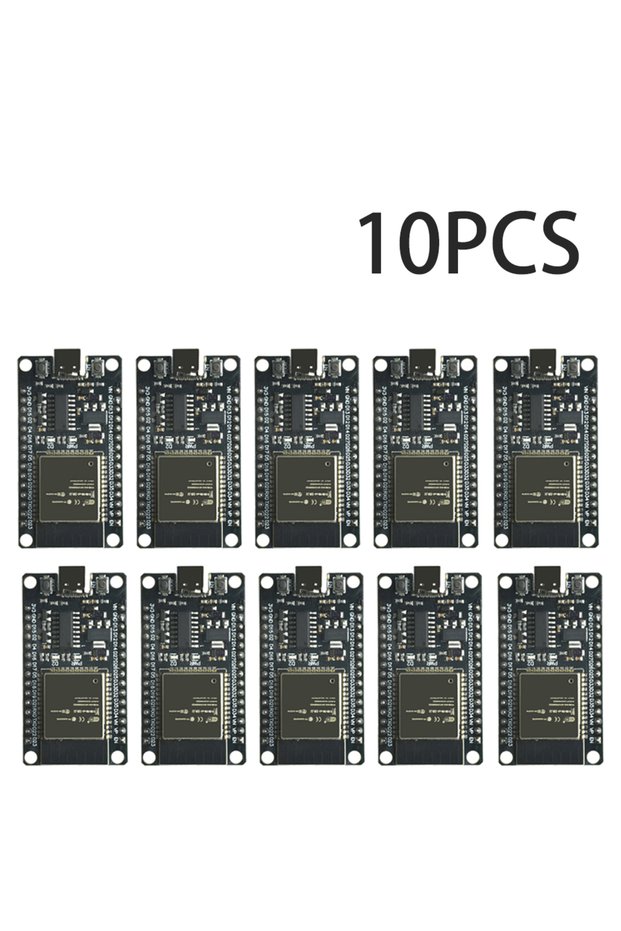 SZYTF 10 قطع (1-10 قطع) لوحة تطوير ESP32 DevKitC-32، منفذ USB من النوع C CH340C، وحدة ثنائية النواة للواي فاي والبلوتوث، أحدث إصدار