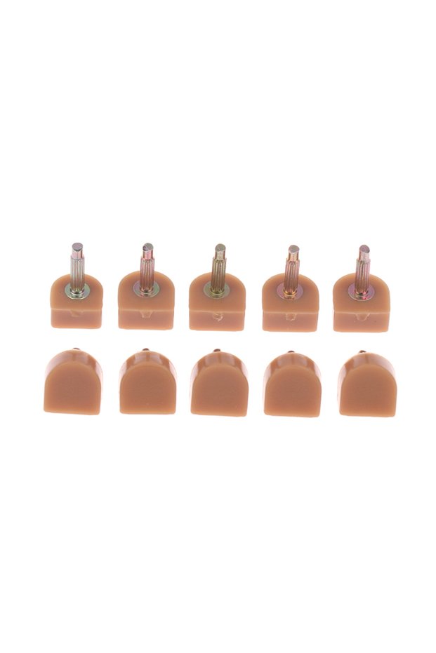 apricot 12x12mm New 10Pcs Heel Repair Tips Pins Shoes Tips Taps Dowel Lifts Replacements Shoe Repair