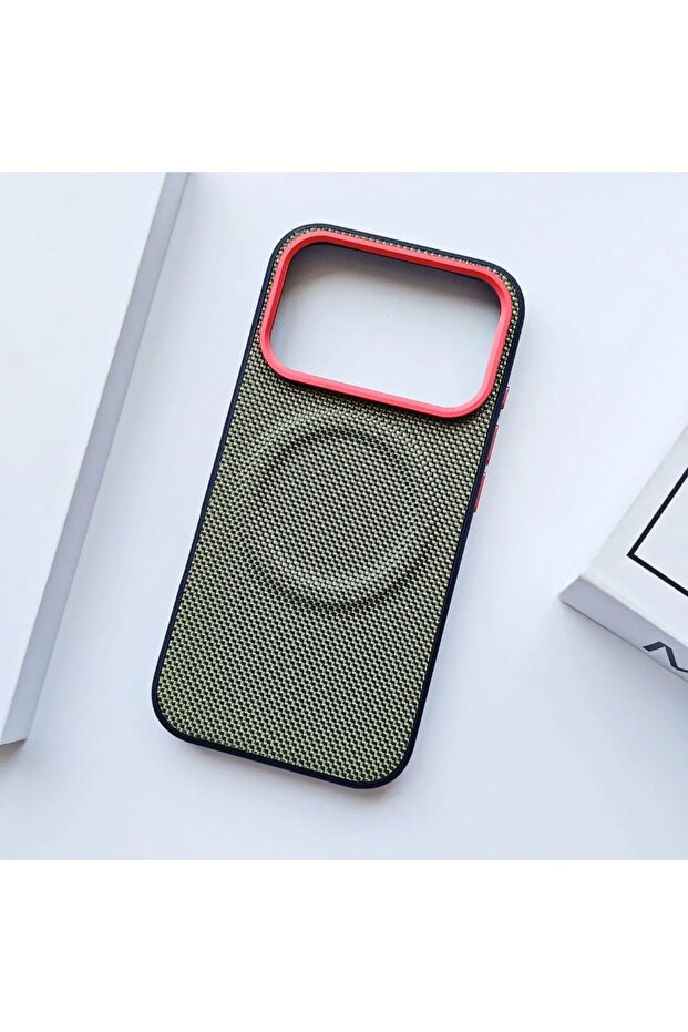 green For POCO F8 Ultra Luxury Woven Matte Anti-Slip Phone Case For Poco F8 Ultra Pro Redmi K90 Pro