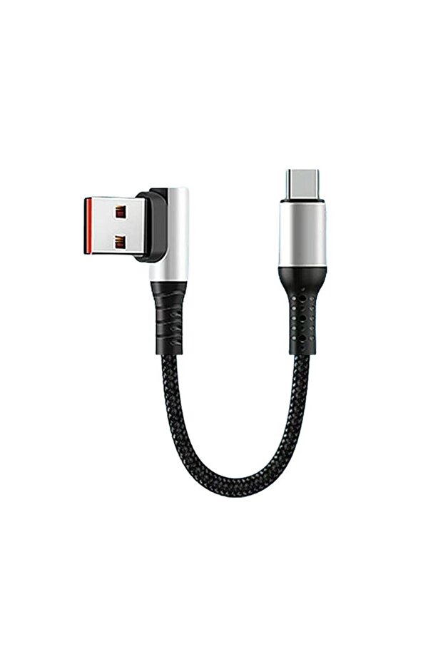 B Right Angle USB C Cable 0.25m USB C TO USBC/USB TO USB C Fast Charging Cord for iPhone Smart Pho.
