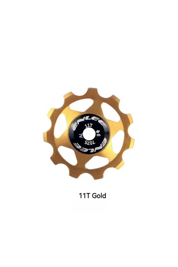 Gang11T gold ENLEE Bicycle Derailleur Pulleys Mountain Bike And Road Bike Derailleur Pulleys 11T 13T