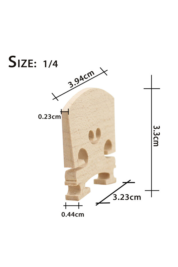 1-4 Violin IRIN Violin Bridges 4/4 3/4 1/2 1/4 1/8 Maple Wood Fiddle Bridges Violin Stringed Musical