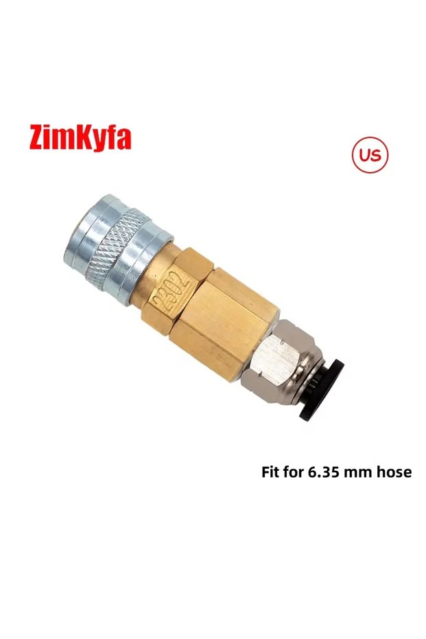 fit 6.35mm OD 2302 HPA (US) 23-2 Or 2302 Quick Disconnect Push-In Fitting Assembly to 4mm(5/32") /6.
