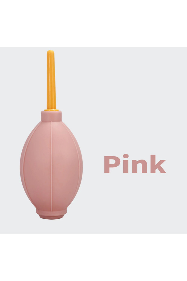 pink 1 Pcs Air Blower Eyelashes Nail Glue Dryer Dust Cleaning Tools Silicone Material Safe And Healt
