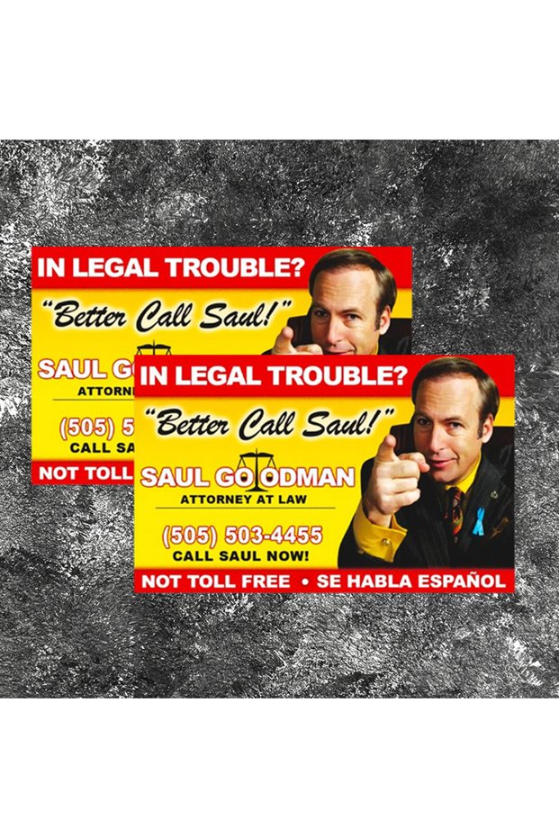 M-20x12.5CM JMDS-2PCS Better Call Saul Motorcycle Stickers Funny for Motorbike Fuel Tank Electric Sc