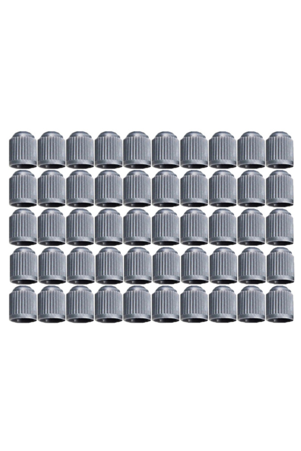 10pcs Grey Car Tire Valve Stem Caps Plastic Tyre Valve Dust Caps Universal Wheel Stem Covers for Aut