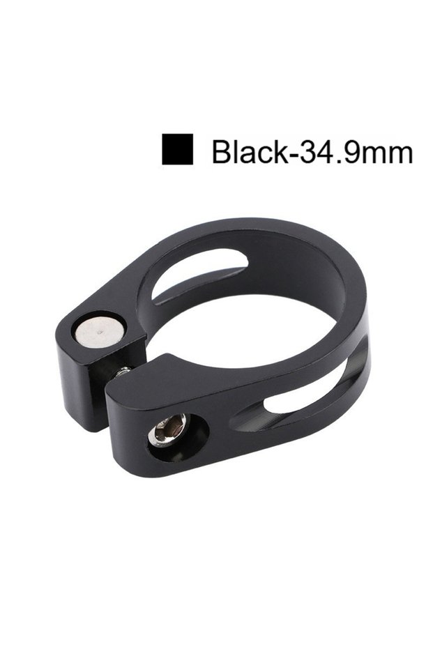 Black 34.9mm MEROCA Bicycle Seatpost Clamp 31.8/34.9mm Seat Tube Clamp Road Mountain Bike Seat Tube