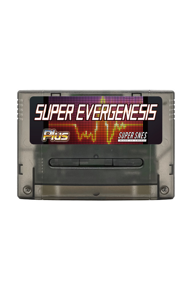 Transparent Black Super EVERGENESIS SNES SFC V12 3000 in 1 Game card with 8G TF Card for Super Famic
