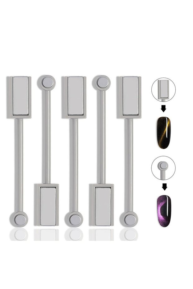 5Pcs 1Pcs/5Pcs Nail Cat Eyes Magnet Strong Effect Magnetic for 3D Cat Eyes Polishing Multi-function
