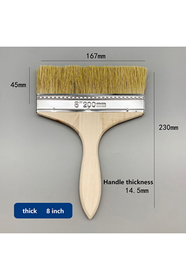 2PCS style o Thick-handled and thin-handled paint brushes are available. Household soft-bristled dus