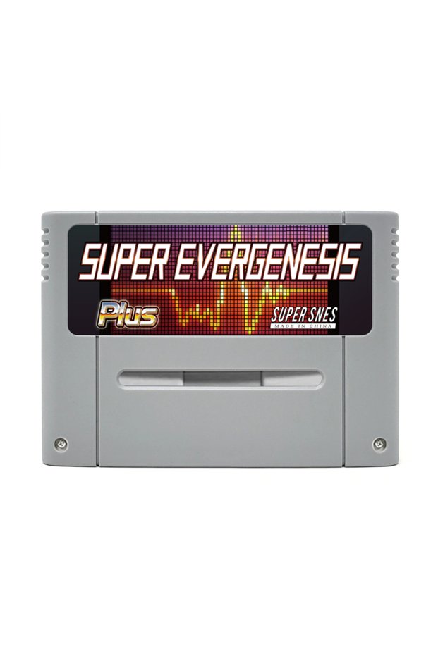 Classic Grey Super EVERGENESIS SNES SFC V12 3000 in 1 Game card with 8G TF Card for Super Famicom 16
