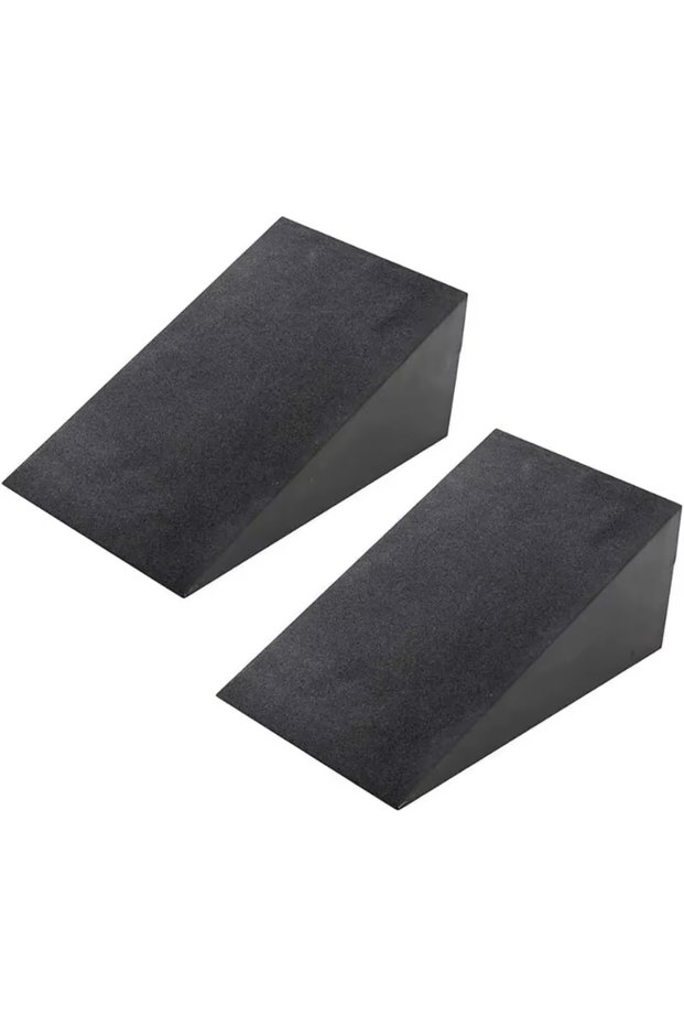 black 1Pair 15x12x5cm for Yoga Block Squat Yoga Stretching Inclined Board Wedge Slant Board, Calf St