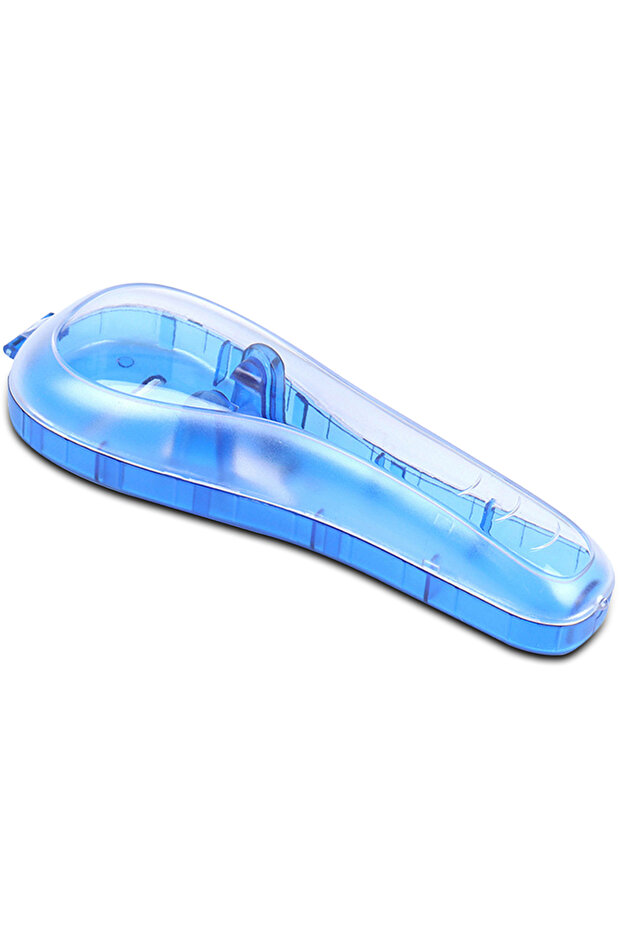 Blue Shaver Storage Box Wash Up Manual Electric Shaver Universal Box Portable Travel Box