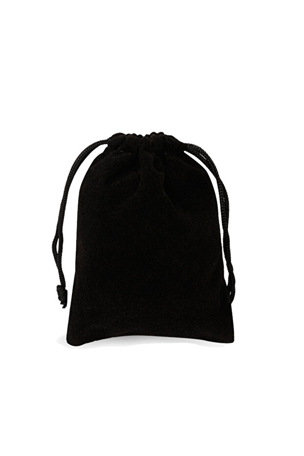5X7cm Black 10pcs Black Velvet Cloth Jewelry Pouches Velvet Drawstring Bags Christmas Candy Gift Bag