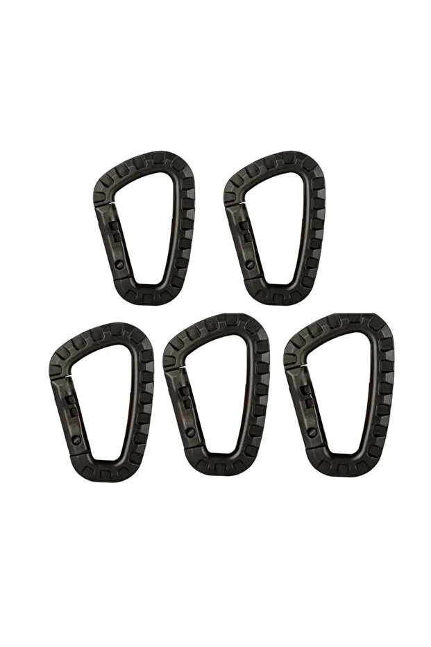 Black 5pcs 1-10Pcs tactical carabiner Clips Accessories D-Ring Buckle Mountaineering Carabiner Back
