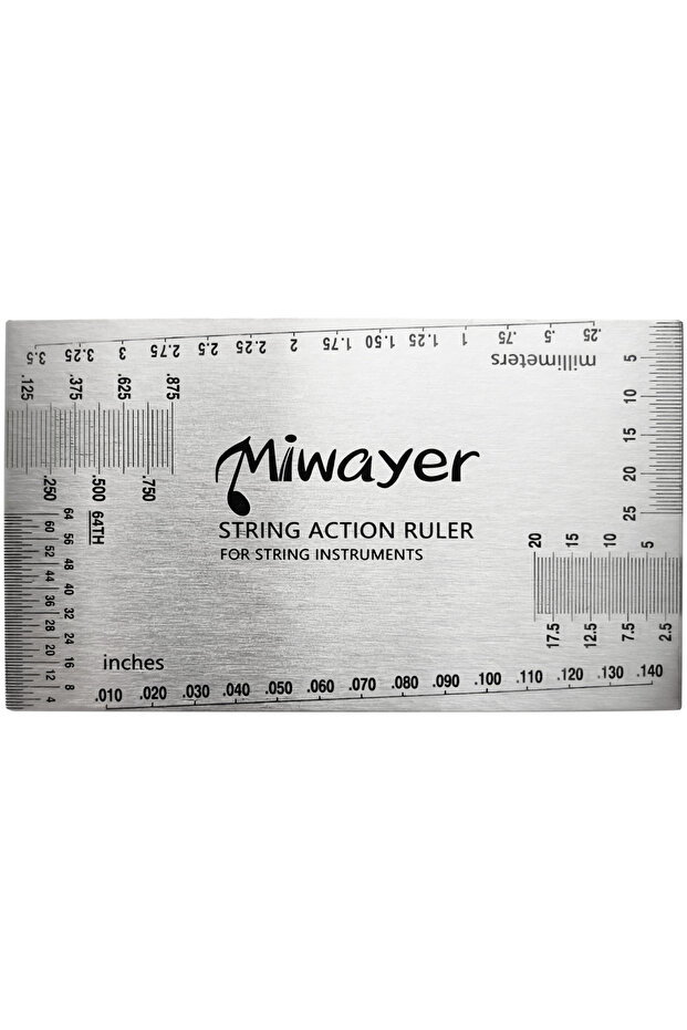 Miwayer 1 PCS Miwayer String Action Ruler Gauge,Guitar Repairing Tool for Luthier,Fit for Guitar,Uku