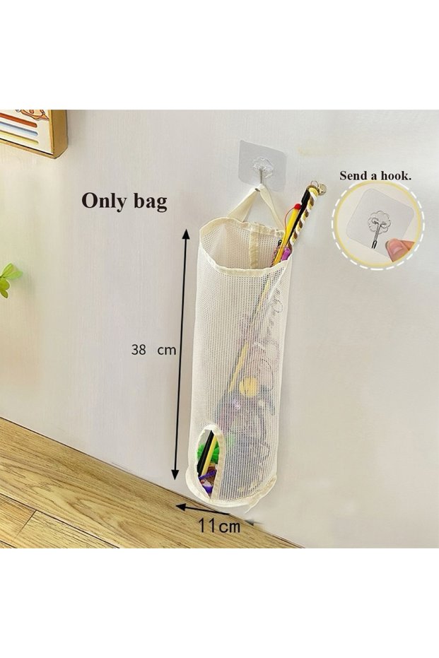 Style A Cat Stick Wall-Mounted Mesh Storage Gag-Suitable For Pet Toys, Cat Toy Storage, Puppy Toys S