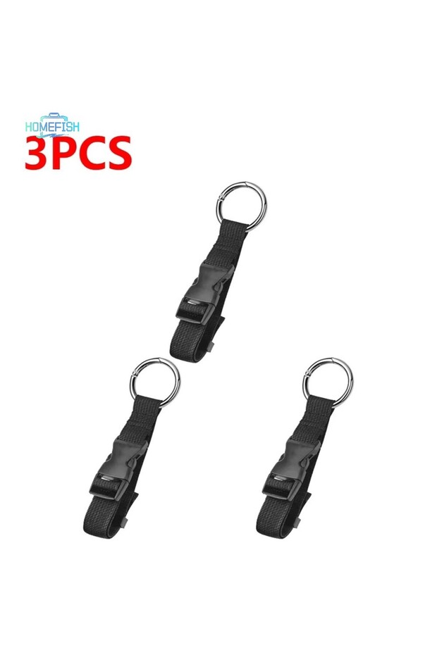 3 PCS Travel Luggage Fixed Strap Backpack External Strap Portable Strap With Release Buckle Add-A-Ba