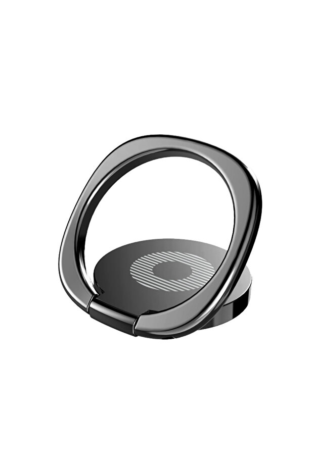 Black Mini 360 Degree Finger Ring Holder Metal Phone Stand Mount Smartphone Holder for Xiaomi Huawei