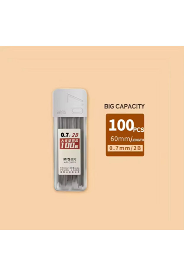 3set short 2B 0.7 M&G Pencil Refill 2B/HB 0.5mm 0.7mm Graphite Refill Mechanical Pencil Refill Pla