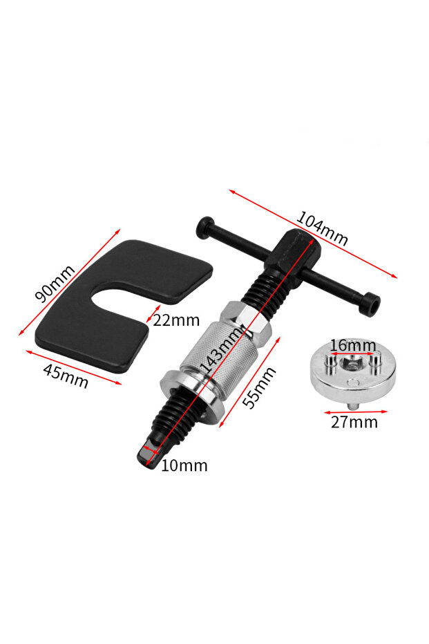 3Pcs 3/5Pc Car Brake Tools Kit Universal Disc Brake Pad Caliper Separator Piston Rewind Tools Auto C