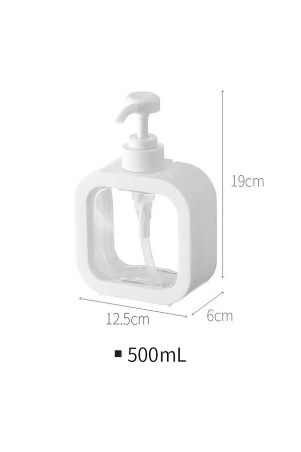 500ml 300/500 Ml Bathroom Soap Dispenser Transparent and Visible Plastic Pressure Bottle Refillable
