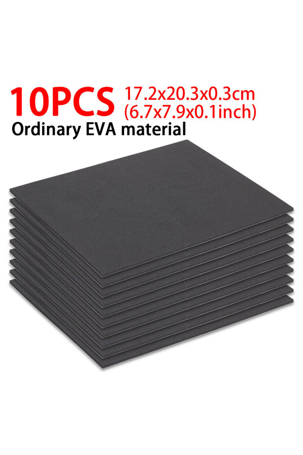 10PCs General EVA Flame Retardant Adhesive V0/EVA Foam Battery Insulator 203*172*3mm Anti-collision