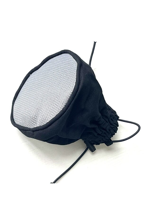 Silver Soft Hair Dryer Diffuser Cover Cloth Foldable Hair Dryer Diffuser Storage Bag with Elastic Ba