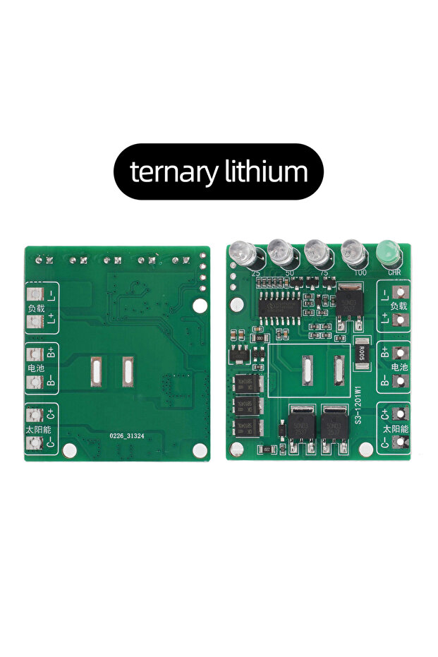 3S MPPT Solar Controller 12V 12A Ternary Lithium/Lithium Iron Phosphate Battery Charging Module 3S 4
